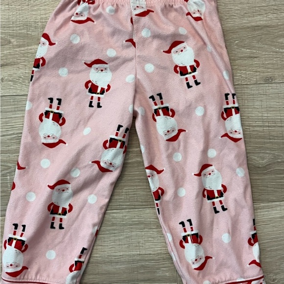 Carters Christmas Santa Pajamas 3t - Picture 2 of 5
